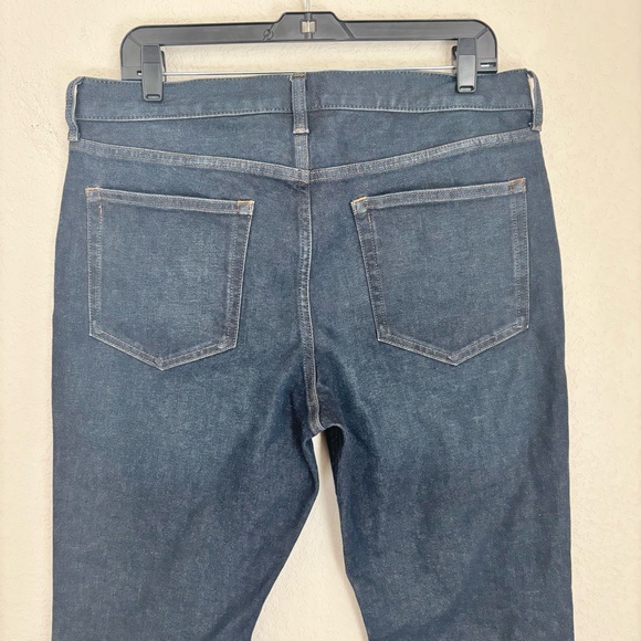 Everlane Uniform Mens Blue Denim Jeans 34x28 Classic Style 4-Way Stretch Organic - Picture 5 of 12